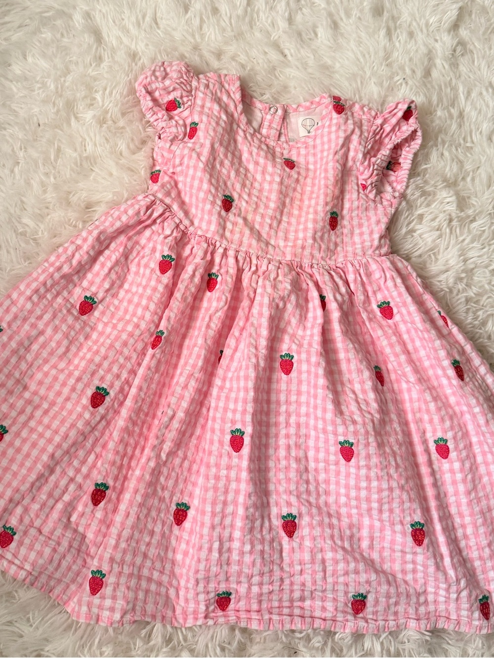 Kids lot/bundle Pink Strawberry Print Dress, Gap joggers Pants, Jordache Shorts- - Picture 2 of 16